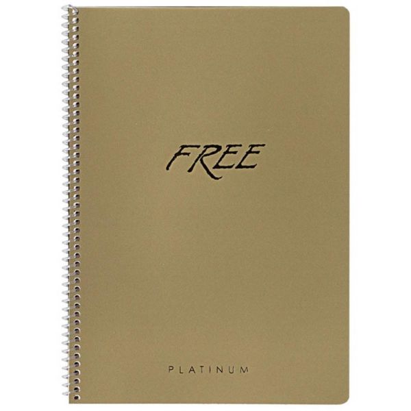 Keskin Defter Free Platinum A4 Pp Kapak Spiralli 80 Yp. Kareli 320322