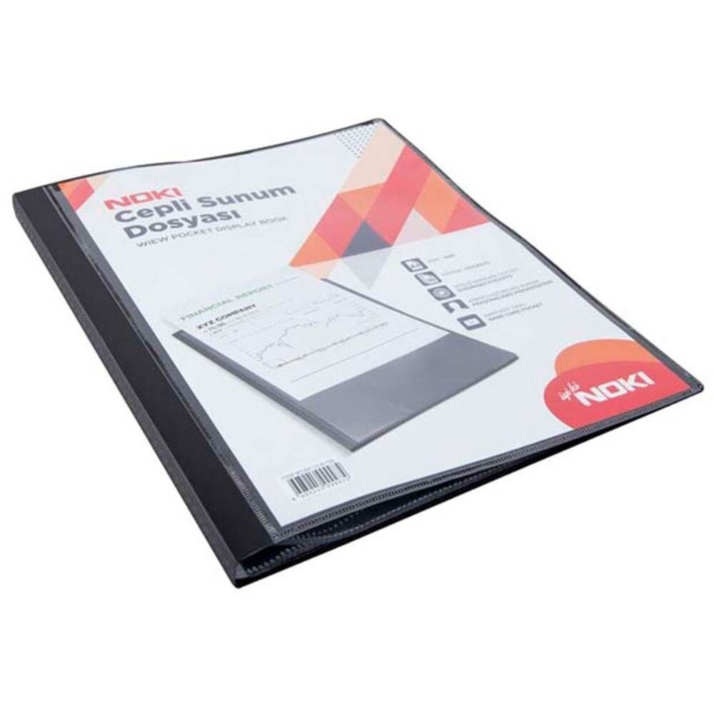 Noki Sunum Dosyası 60 lı Cepli Siyah 64160-N-190