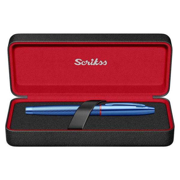 Scrikss 35 Metalik Mavi Roller Kalem