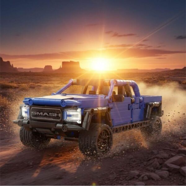 Cada Mavi Arazi Aracı 390 Parça Block Oyuncak C52029W