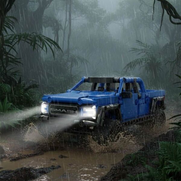 Cada Mavi Arazi Aracı 390 Parça Block Oyuncak C52029W