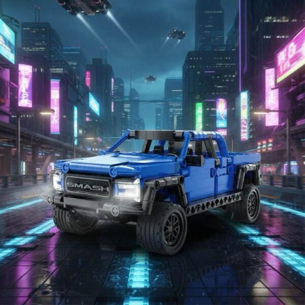 Cada Mavi Arazi Aracı 390 Parça Block Oyuncak C52029W