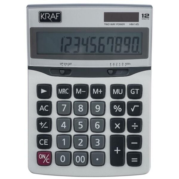 Kraf Hesap Makinesi Masaüstü 12 Hane Hm-145