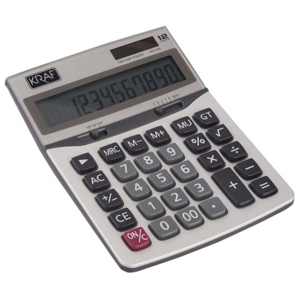 Kraf Hesap Makinesi Masaüstü 12 Hane Hm-145