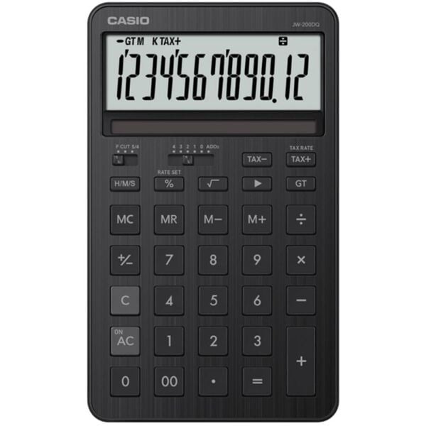 Casıo Hesap Makinesi Masaüstü Jw-200Dq-Bk-W-Dp
