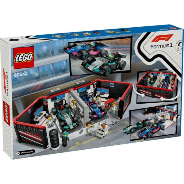 LEGO City F1 Garajı ve Mercedes-AMG ve Alpine Arabaları 60444