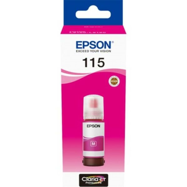 Epson 115 Magenta Kırmızı Şişe Mürekkep T07D34A L8160-L8180