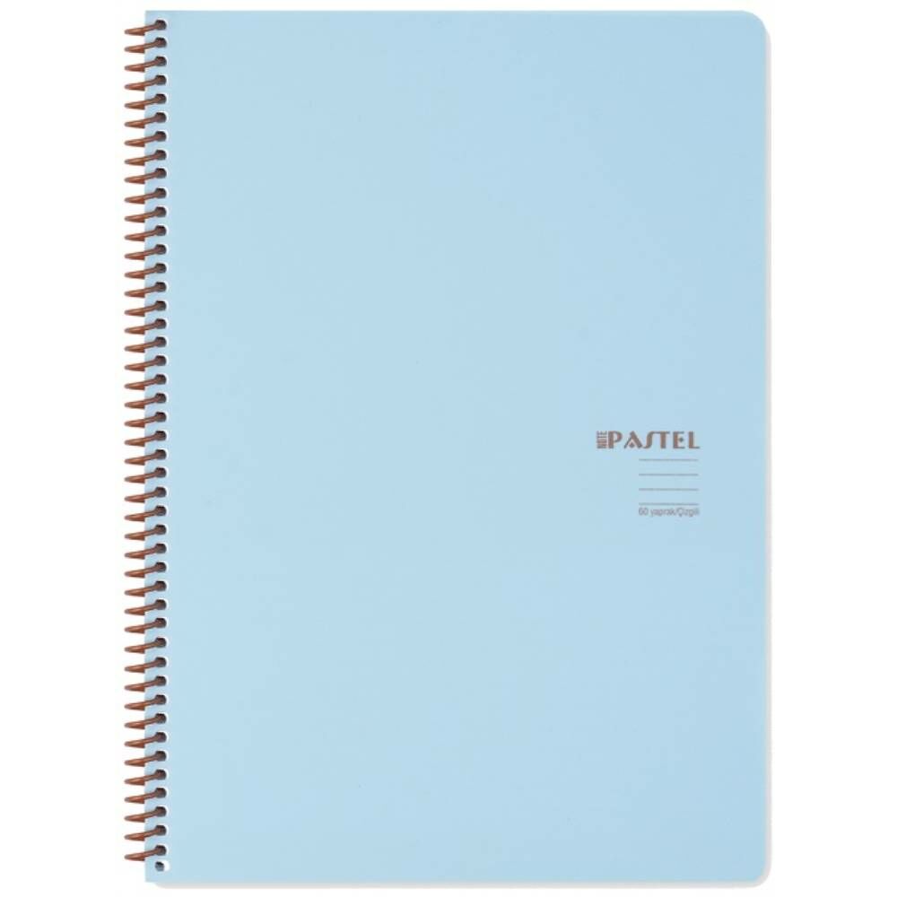 Keskin Defter Pastel Note A4 Spiralli Pp Kapak 80 Yp. Kareli 327722-99