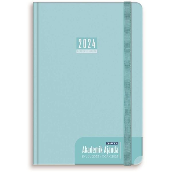 Gıpta Ajanda Akademik 17X24 Haftalık Sert Kapak Lastikli 160-Psk
