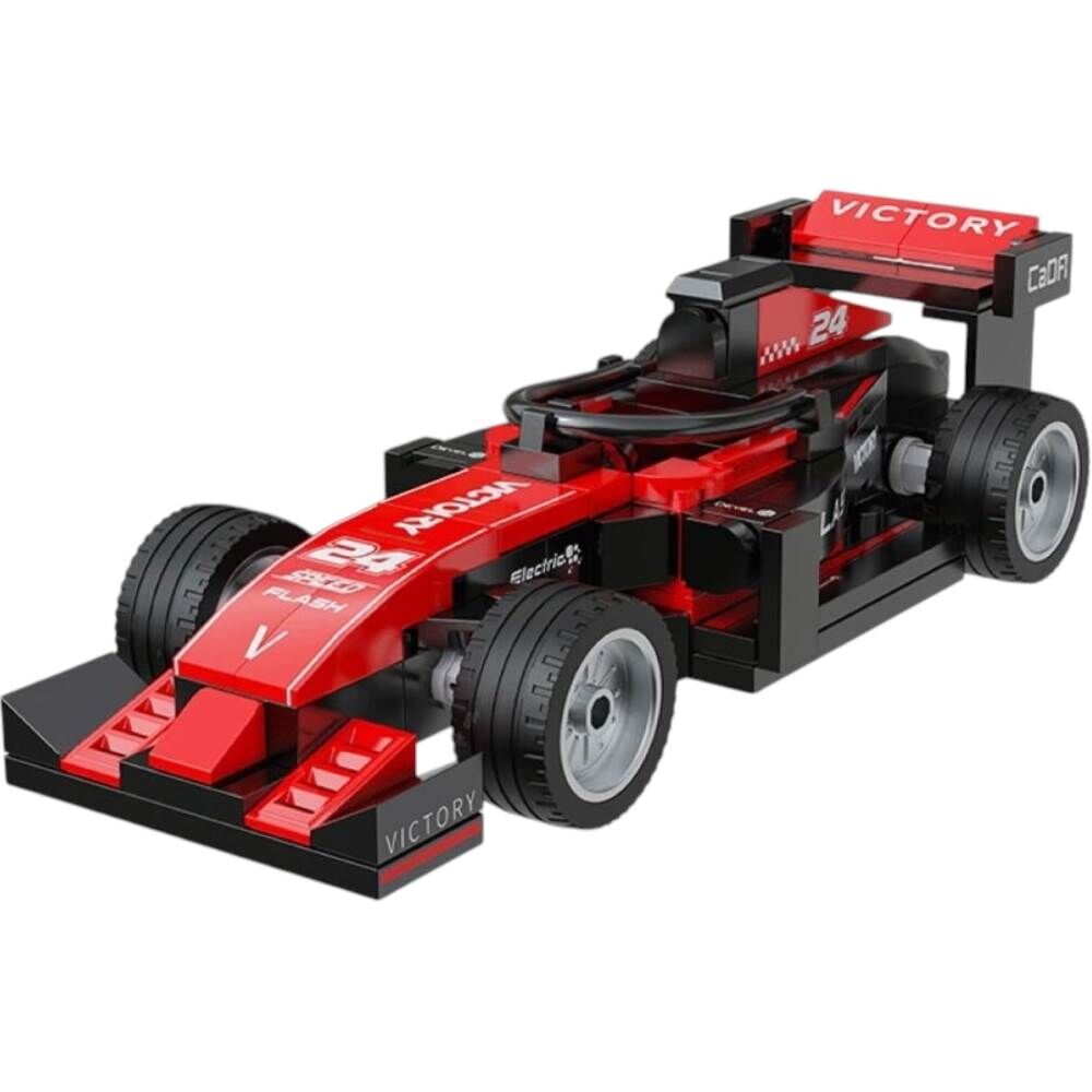 Cada Kırmızı Formula Yarış Aracı C55054W 123 Parça Block Oyuncak