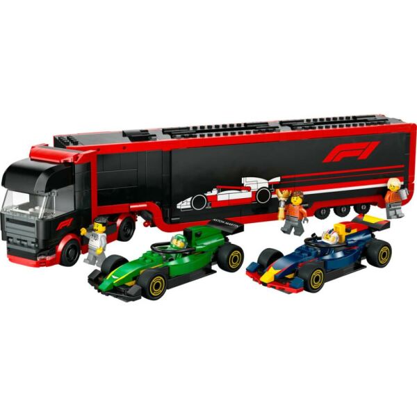 LEGO City RB20 ve AMR24 F1 Arabalı F1 Kamyonu 60445
