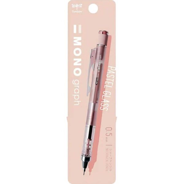 Tombow Mono Graph Pastel Glas 05 mm Cam Pembe Versatil Kalem
