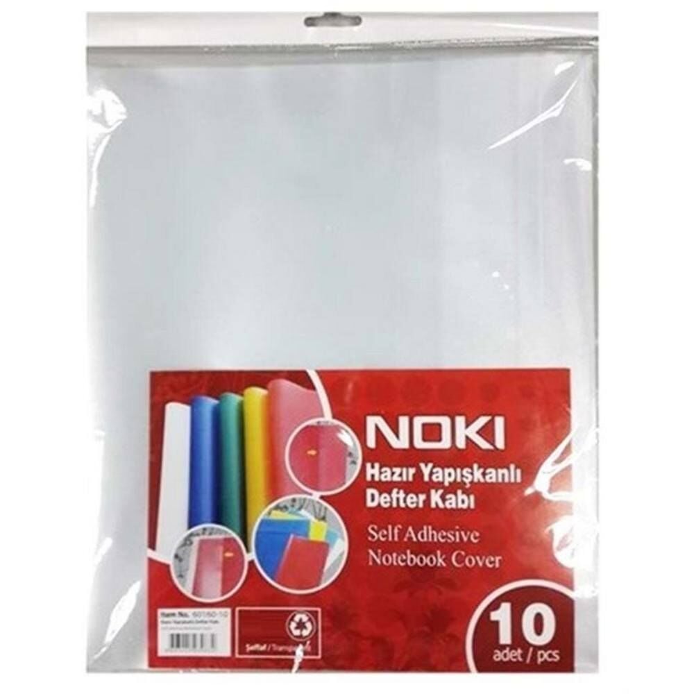 Noki Hazır Defter Kabı A4 10 lu Şeffaf 60160-10