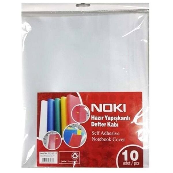 Noki Hazır Defter Kabı A4 10 lu Şeffaf 60160-10