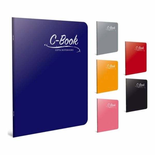 C Book A5 60 Yaprak Çizgili Plastik Kapak Okul Defteri 6911
