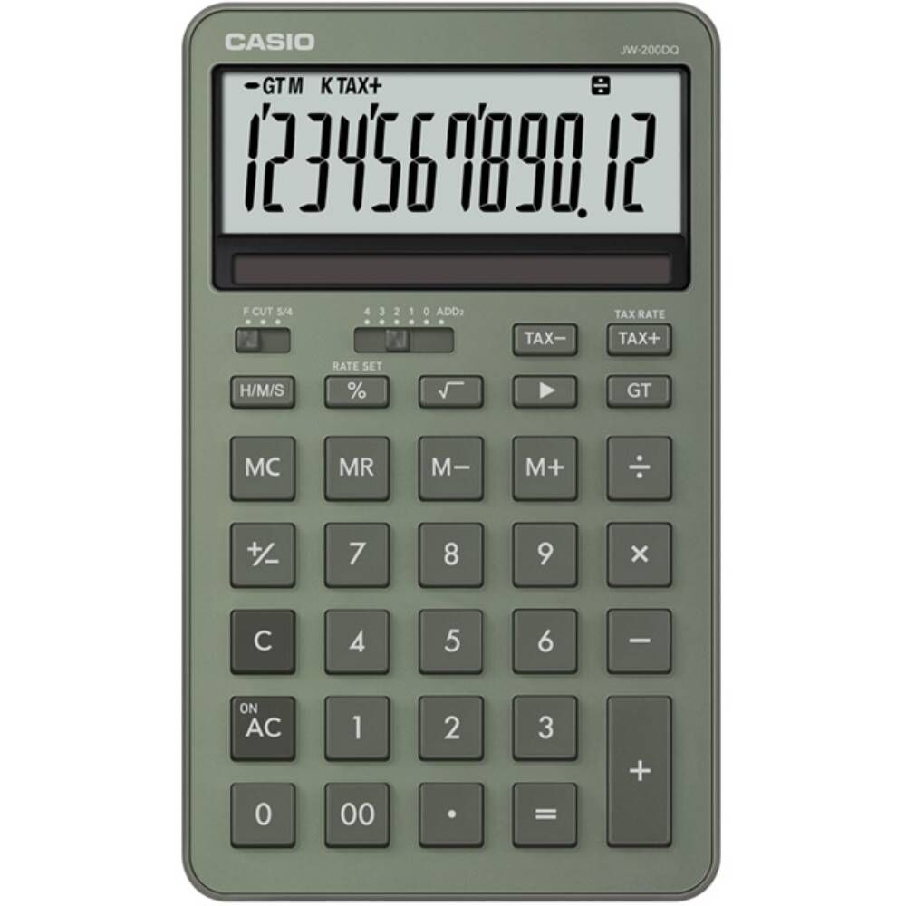Casıo Hesap Makinesi Masaüstü Jw-200Dq-Gn-W-Dp