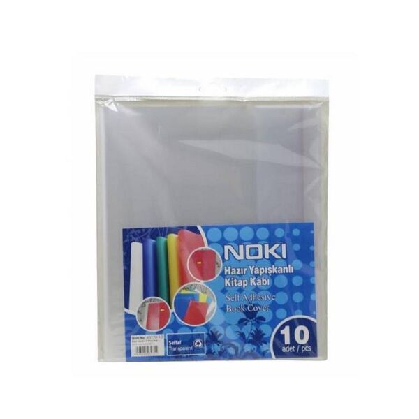 Noki Hazır Kitap Kabı A4 10 lu Şeffaf 60170-10