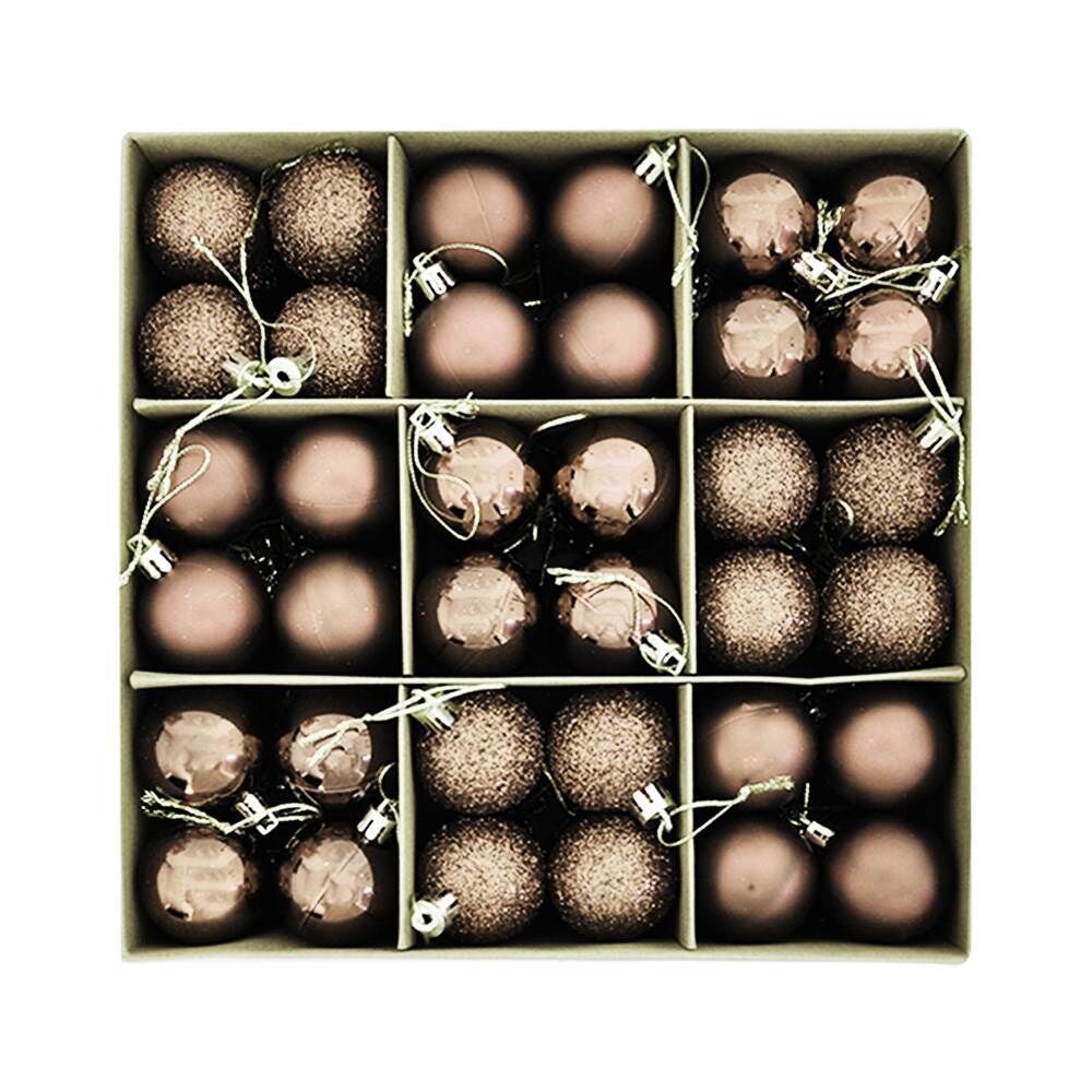 Yılbaşı Ağacı Süsleme Seti 72 Parça Şampanya 206813-4