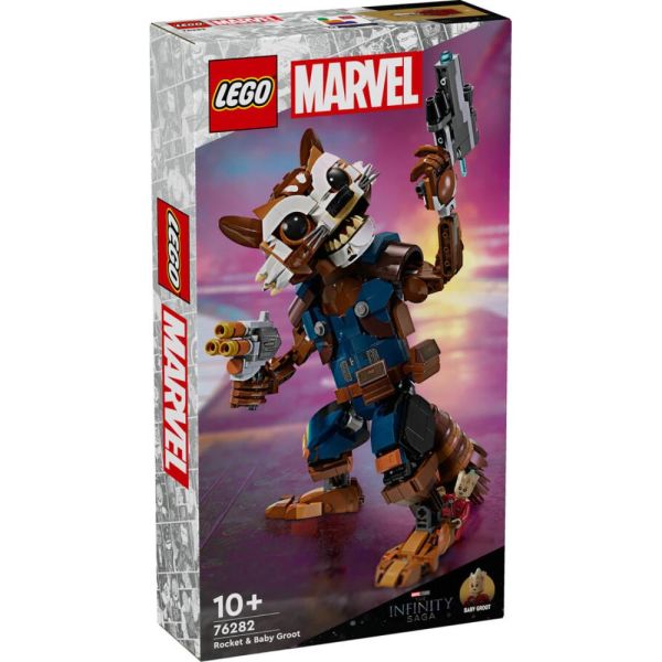 LEGO® Marvel Rocket ve Bebek Groot 76282