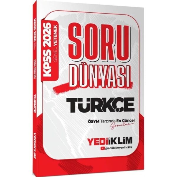 Yediiklim KPSS 2026 GY Türkçe Soru Dünyası