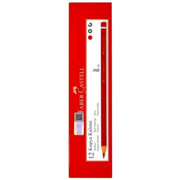 Faber Castell Kırmızı Kalem 12'li 1410000