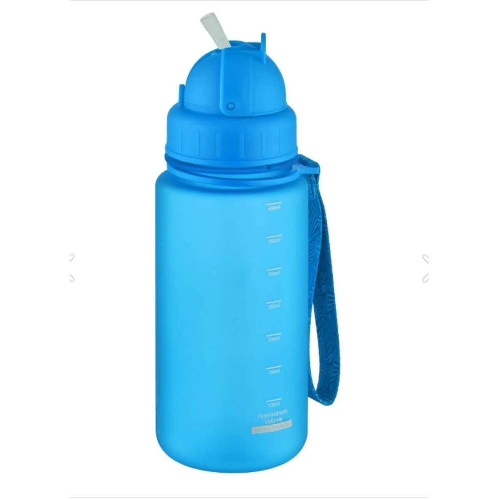 Uzspace Sevimli Hayvanlar 400 ml Tritan Pipetli Matara 3024-5 Turkuaz