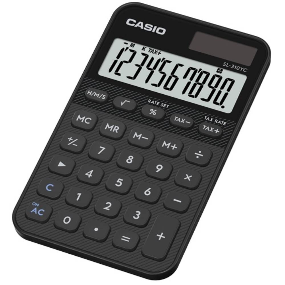 Casıo Hesap Makinesi Cep Tipi Sl-310Yc-Bk-W-Dp