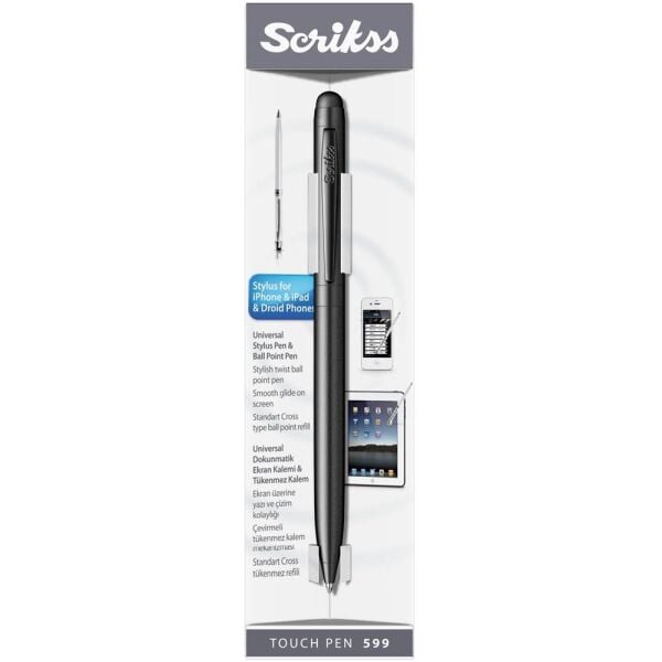 Scrikss 599 Touch Pen Siyah