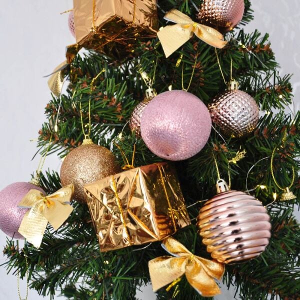 Yılbaşı Ağacı Süsleme Seti 29 Parça Bronz 2006814-4