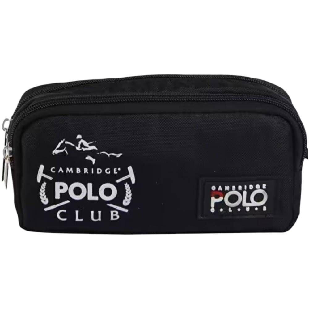Cambridge Polo Urban Çift Bölmeli Kalem Çantası 3023 Siyah