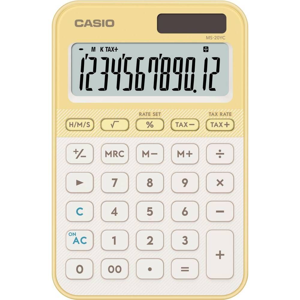 Casıo Hesap Makinesi Masaüstü Ms-20Yc-Ly-W-Dp