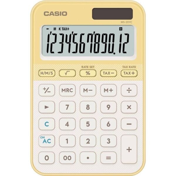 Casıo Hesap Makinesi Masaüstü Ms-20Yc-Ly-W-Dp