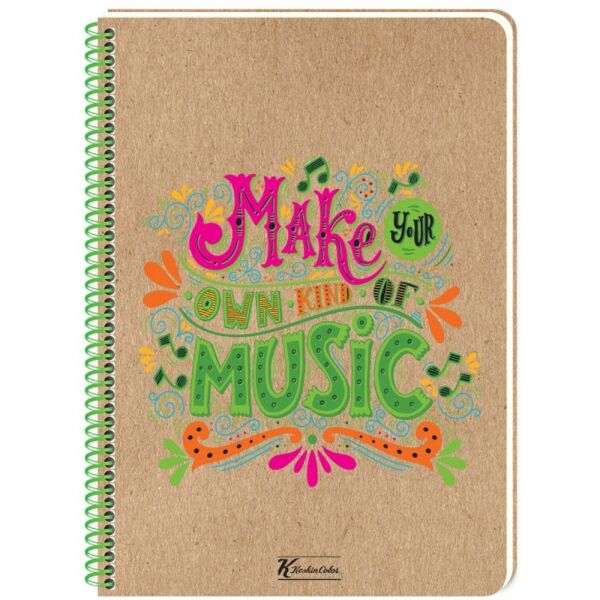 Keskin Defter Doodles A4 100 Yp. Çizgili 415631-99