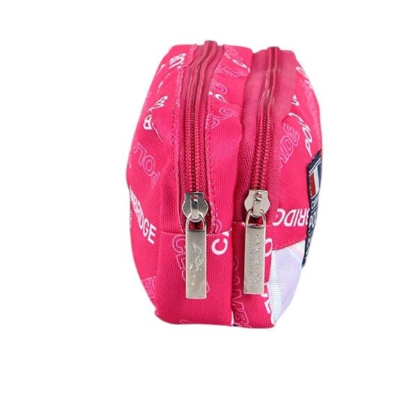 Cambridge Polo Rococo Çift Bölmeli Kalem Çantası 4012 Pembe