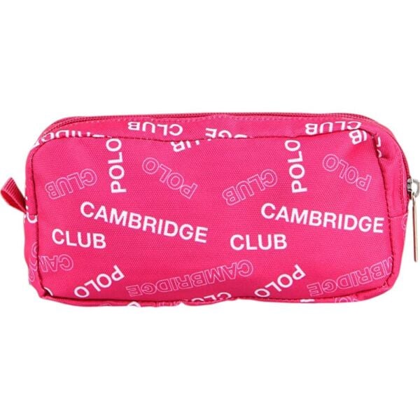 Cambridge Polo Rococo Çift Bölmeli Kalem Çantası 4012 Pembe
