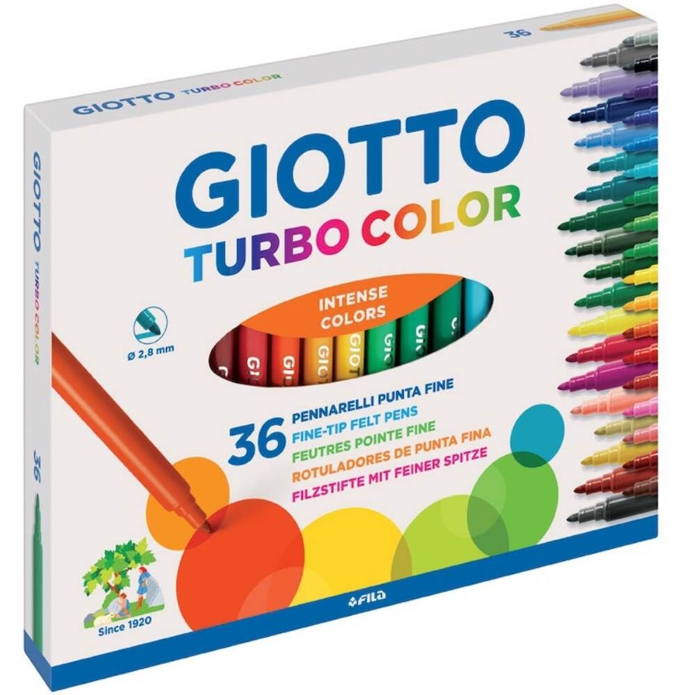 Giotto Turbo Color Keçeli Kalem 36 Renk 41800