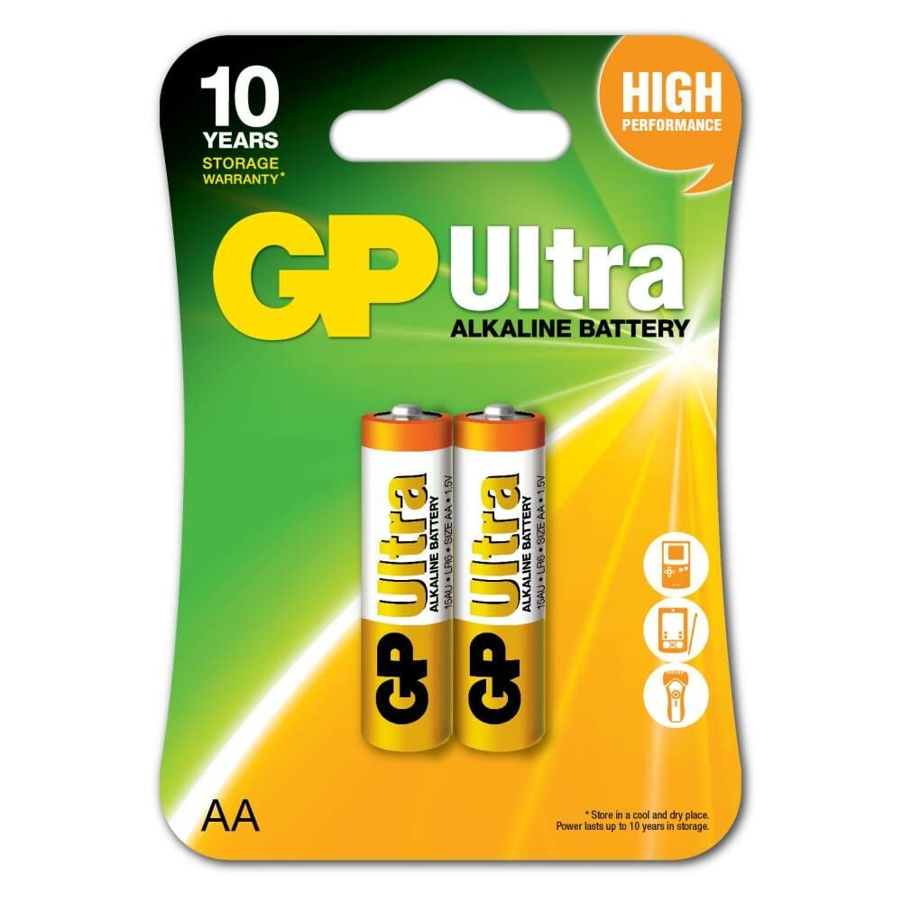 GP G-Tech LR6 AA Boy Ultra Alkalin Kalem Pil 2'li Paket GP15AU-U2