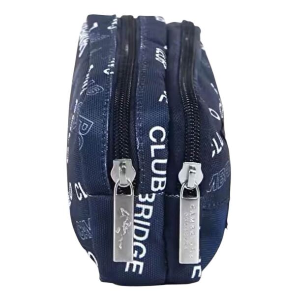 Cambridge Polo Rococo Çift Bölmeli Kalem Çantası 4012 Lacivert