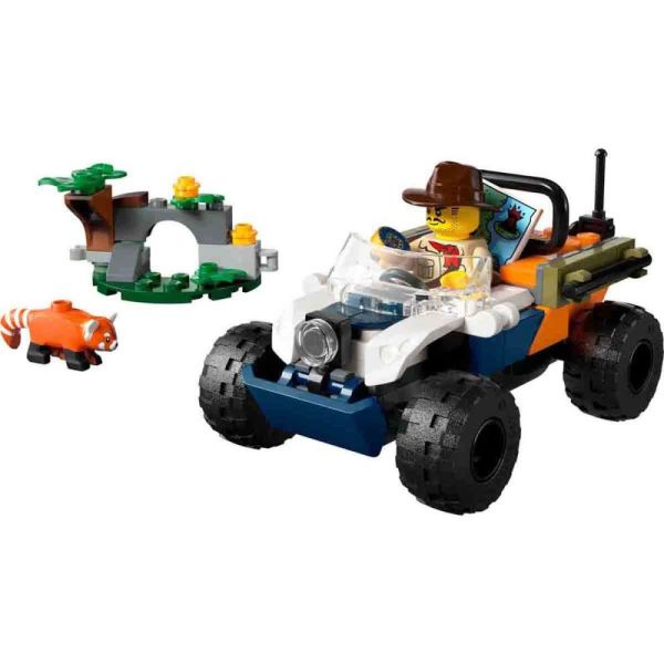 LEGO® City Orman Kaşifinin ATV’li Kırmızı Panda Görevi 60424