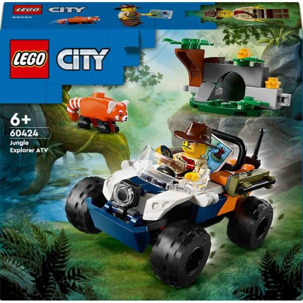LEGO® City Orman Kaşifinin ATV’li Kırmızı Panda Görevi 60424