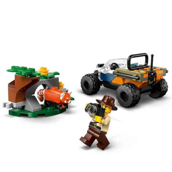 LEGO® City Orman Kaşifinin ATV’li Kırmızı Panda Görevi 60424