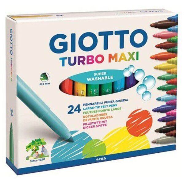 Giotto Turbo Color Keçeli Kalem 24 Renk 41700