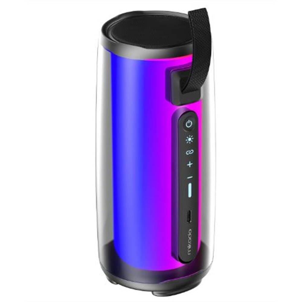 Mikado MD-17BT Capella Siyah 10W 1 RGB Mikrofonlu   Kart-Aux-Usb TWS 1800 mAh Bataryalı Speaker