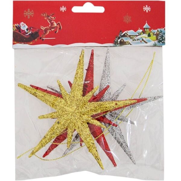 Yılbaşı Ağacı Süsü Simli 3 lü 2006781-18