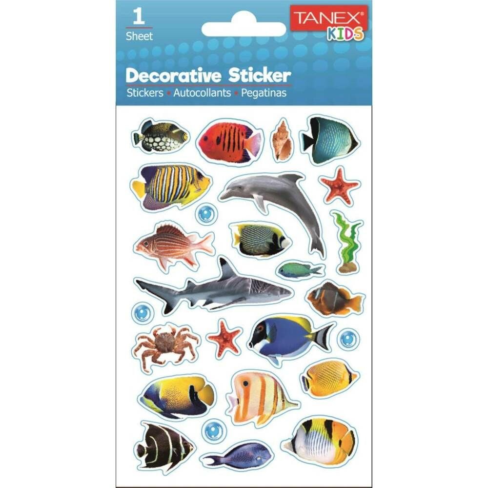 Tanex Sticker Balıklar Serisi 25042