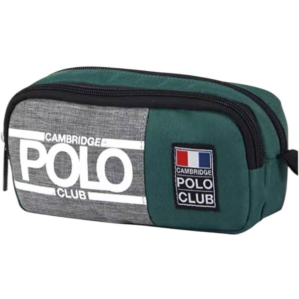 Cambridge Polo Street Style Çift Bölmeli Kalem Çantası 4017 Yeşil