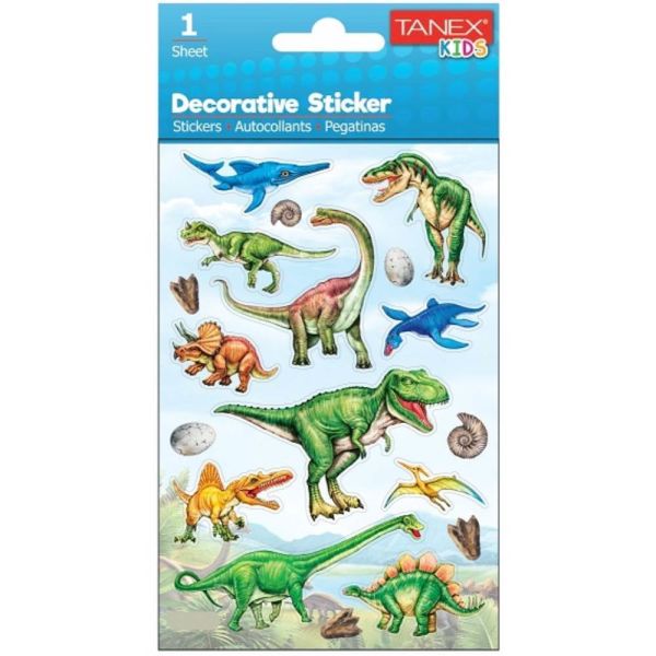 Tanex Sticker Dinozor Serisi 25041