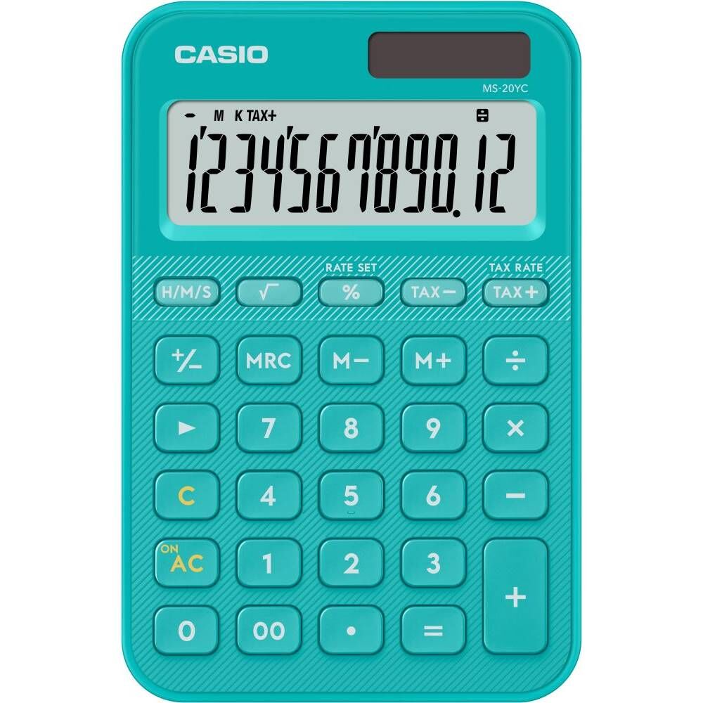 Casıo Hesap Makinesi Masaüstü Ms-20Yc-Tu-W-Dp