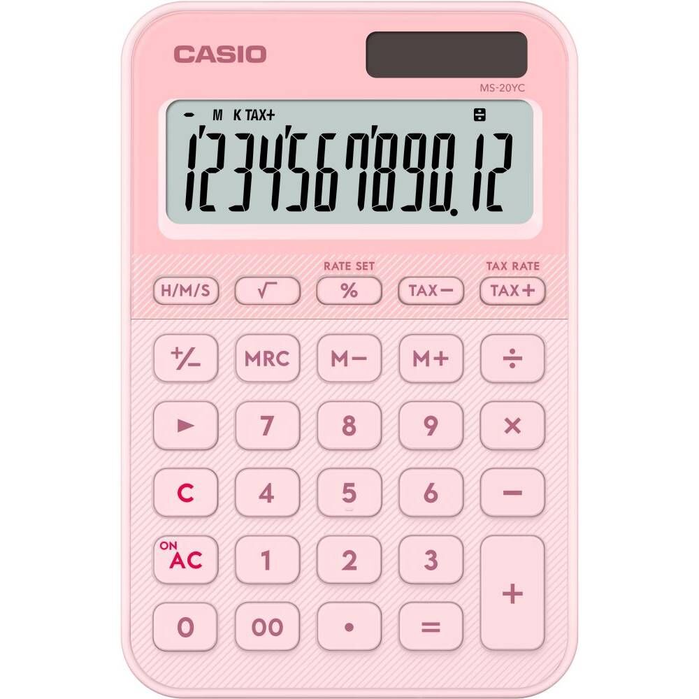 Casıo Hesap Makinesi Masaüstü Ms-20Yc-Lp-W-Dp