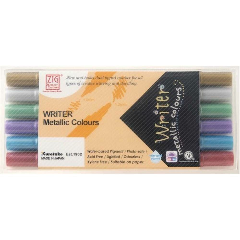 Zıg Davetiye Kalemi Metalik Ms-8000/6V 6 Lı